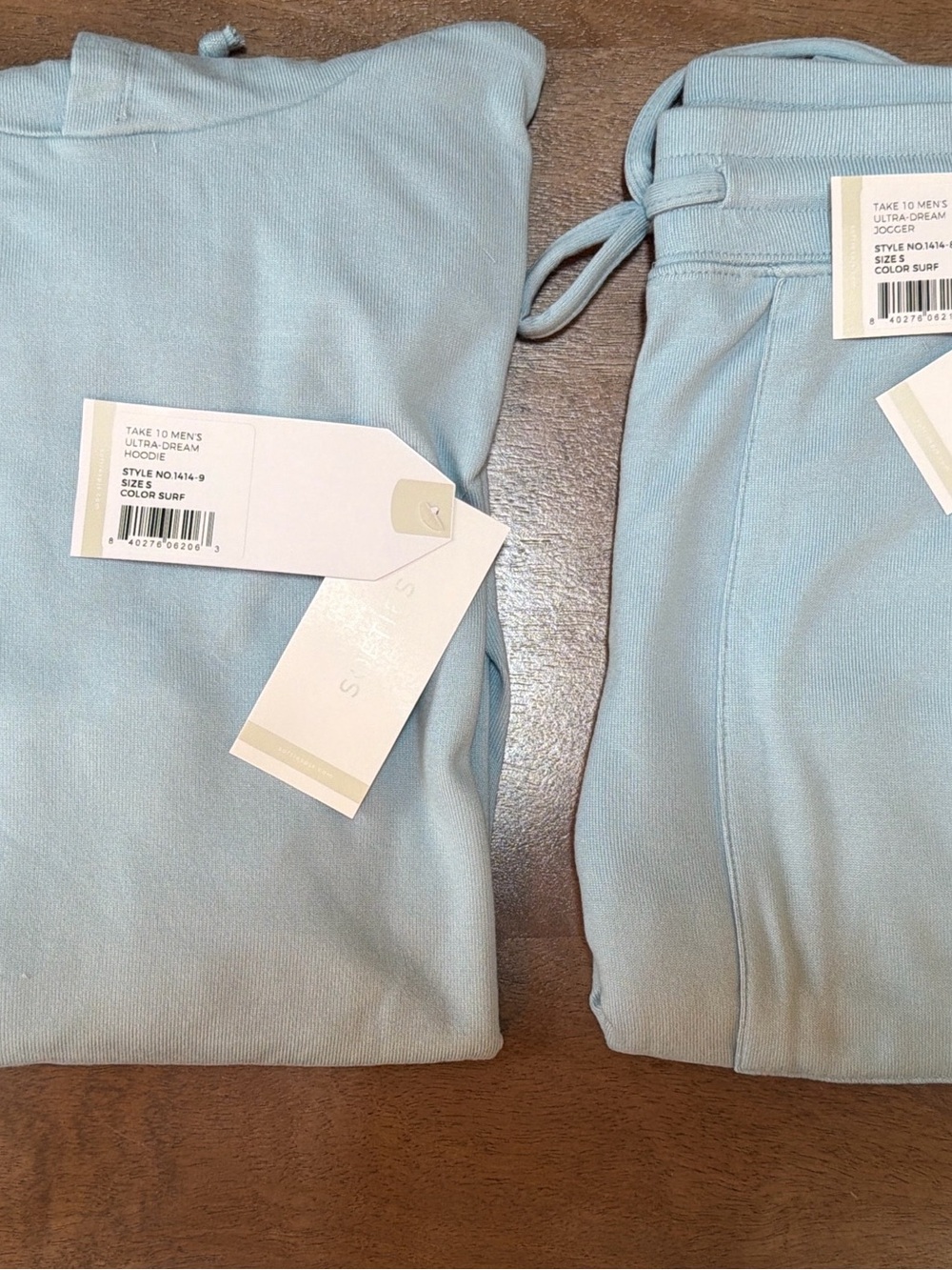 NWT Softies Men's Surf Blue Loungewear Set - Size S